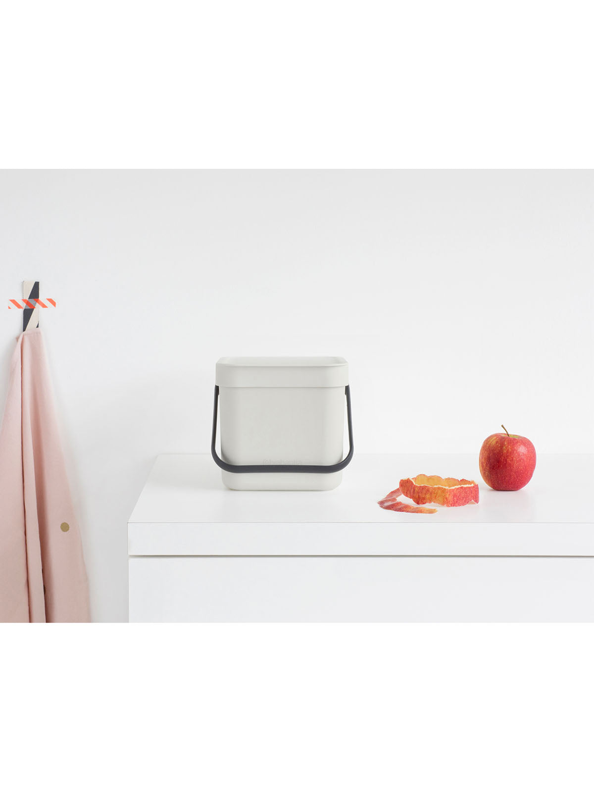 Brabantia Sort & Go Waste Bin - 6L Light Grey