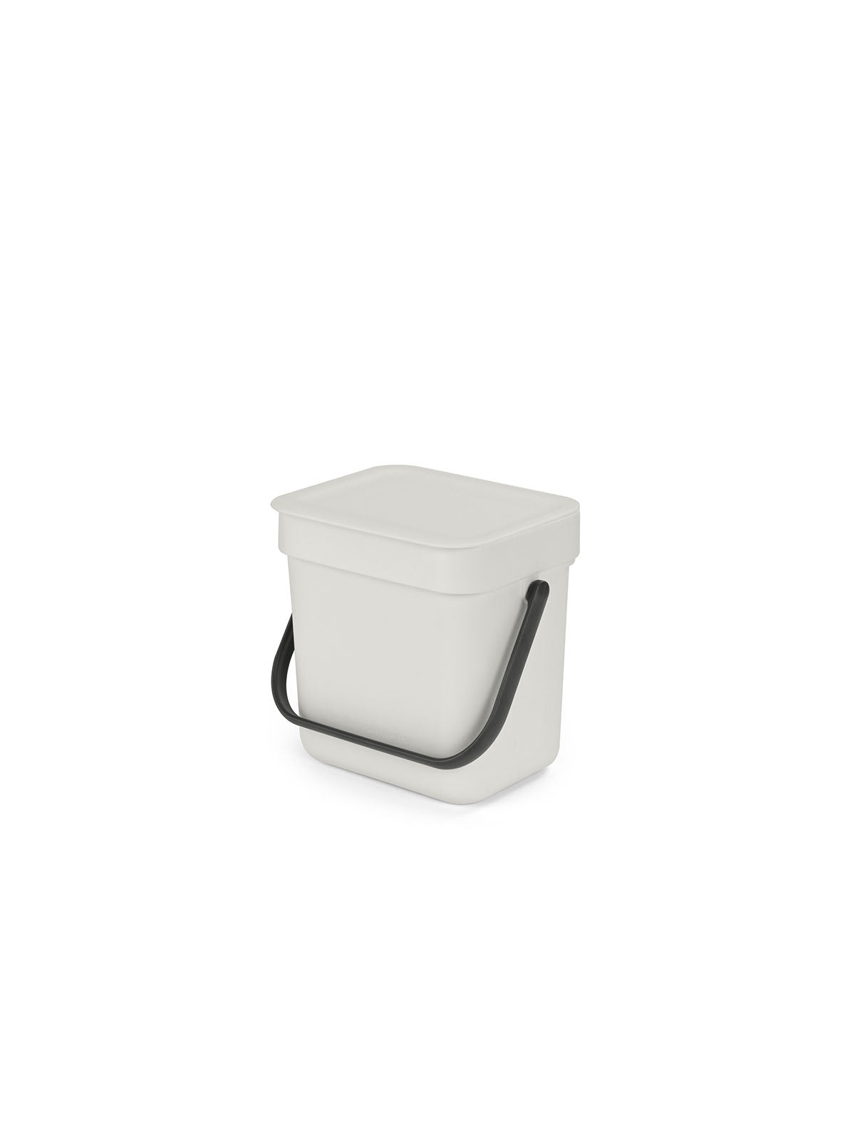 Brabantia Sort & Go Waste Bin - 3L Light Grey