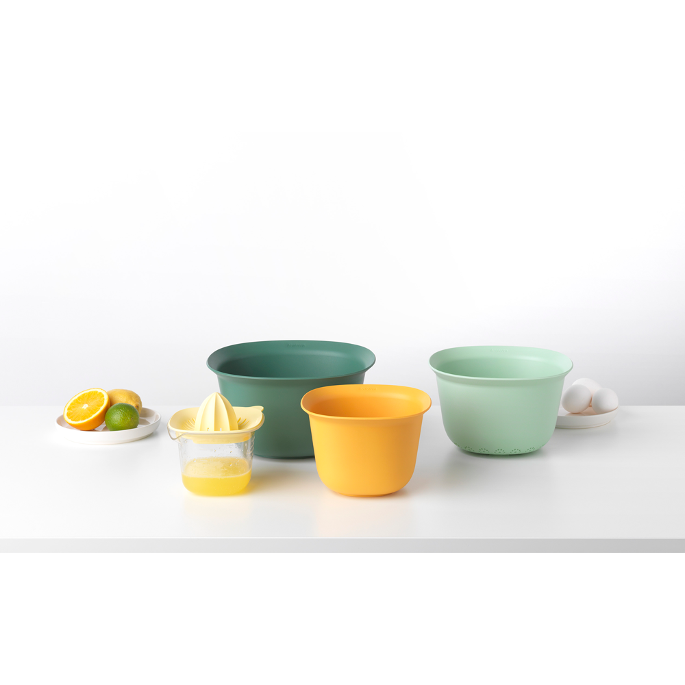 Tasty+ Mixing Bowl Set - Mixing Bowls, Colander and Measuring Jug/Juicer