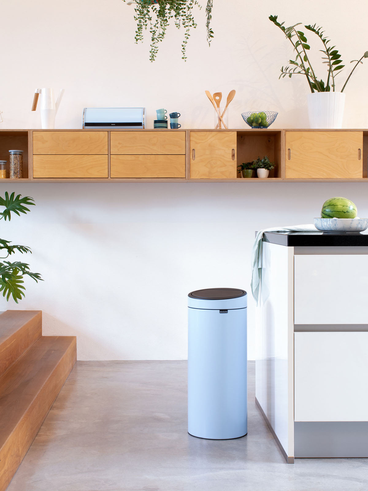 Brabantia New Touch Bin - 30L Dreamy Blue