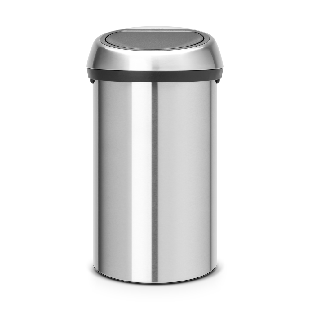 Brabantia Touch Bin - 60L Matt Steel Fingerprint Proof
