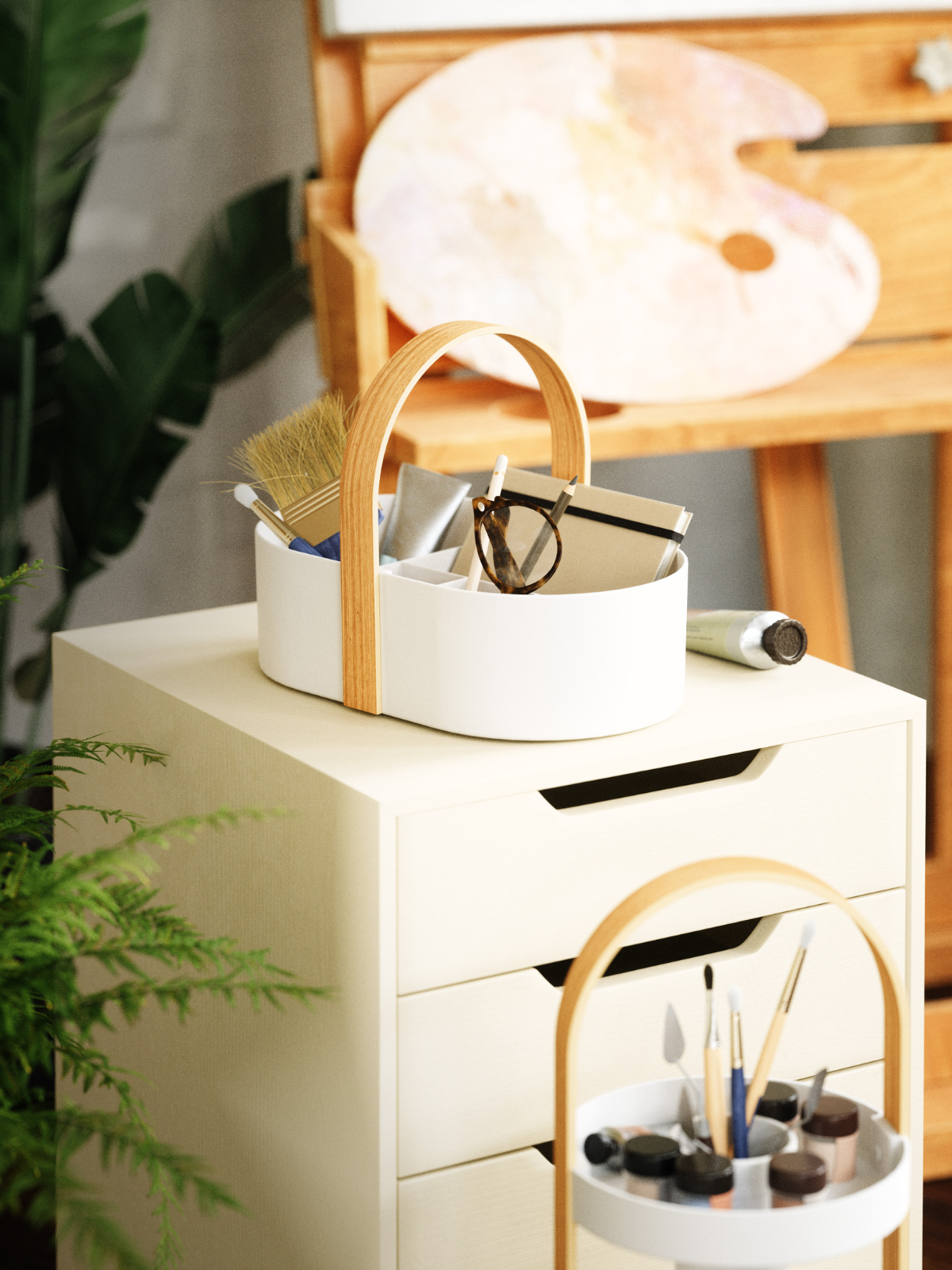 UMBRA Bellwood Caddy - White/Natural