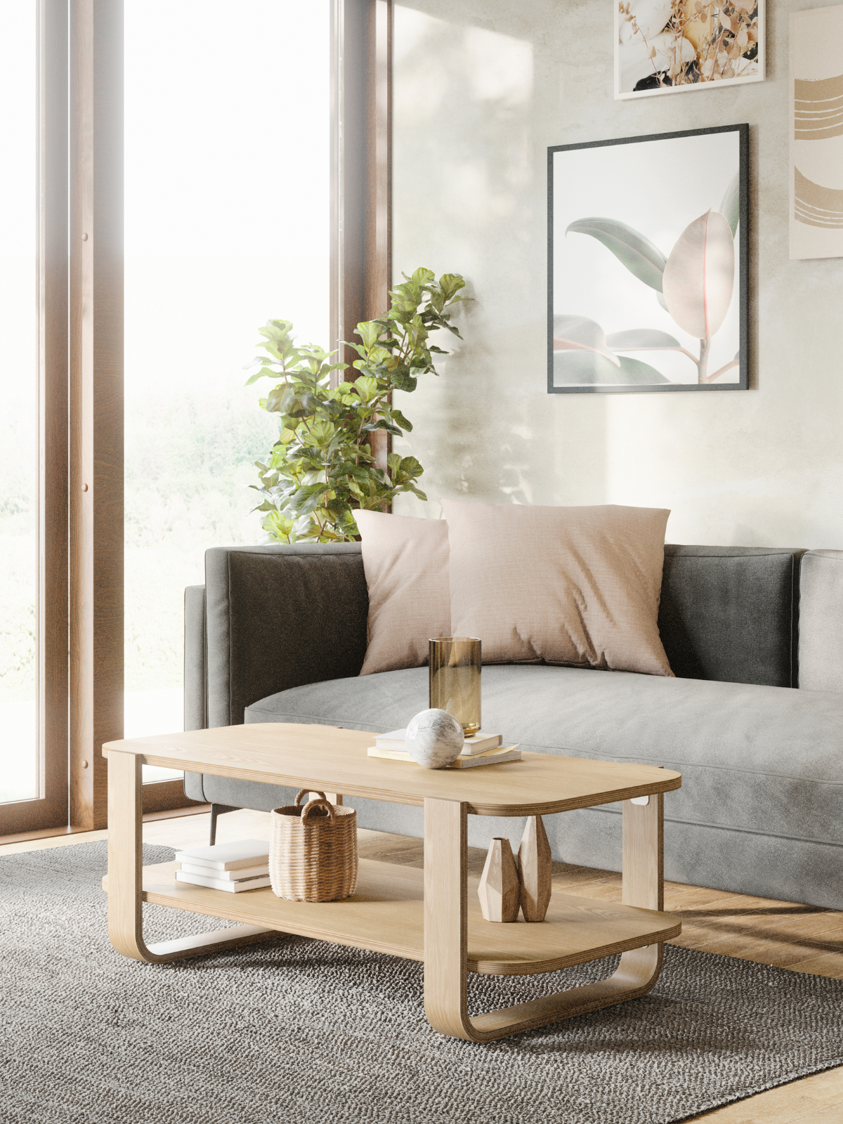 UMBRA Bellwood Coffee Table - Natural