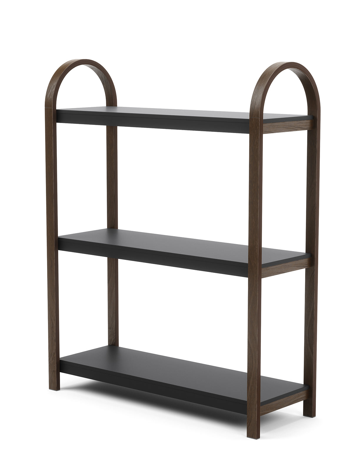 UMBRA Bellwood Freestand Shelf 3 Tier - Black/Walnut