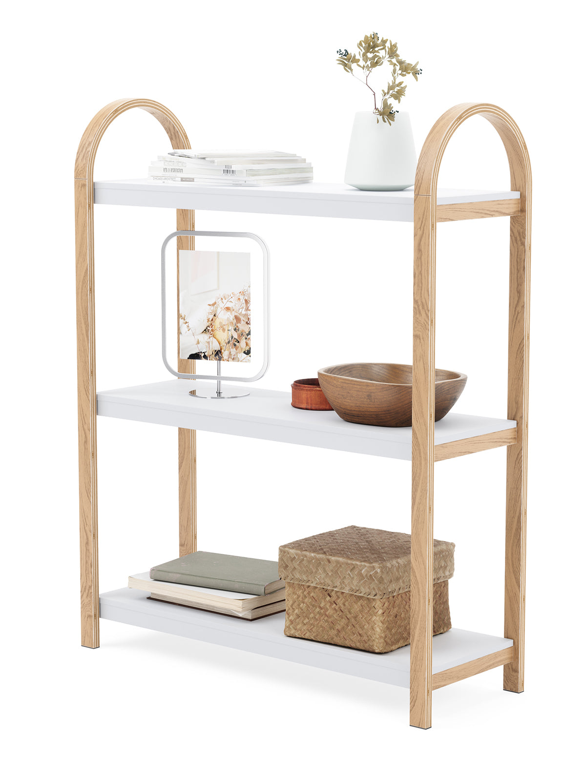 UMBRA Bellwood Freestand Shelf 3 Tier - White/Natural