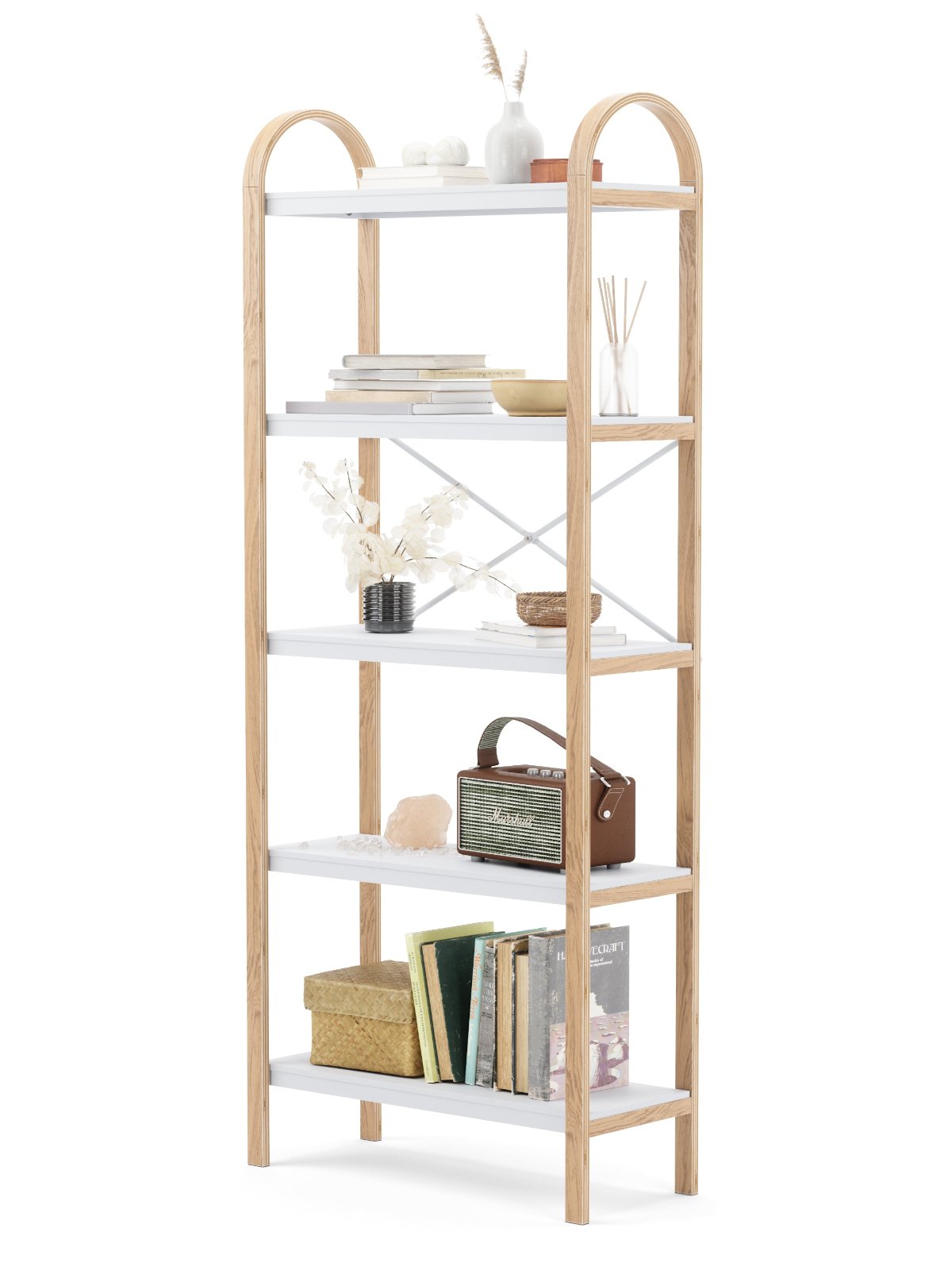 UMBRA Bellwood Freestand Shelf - White/Natural