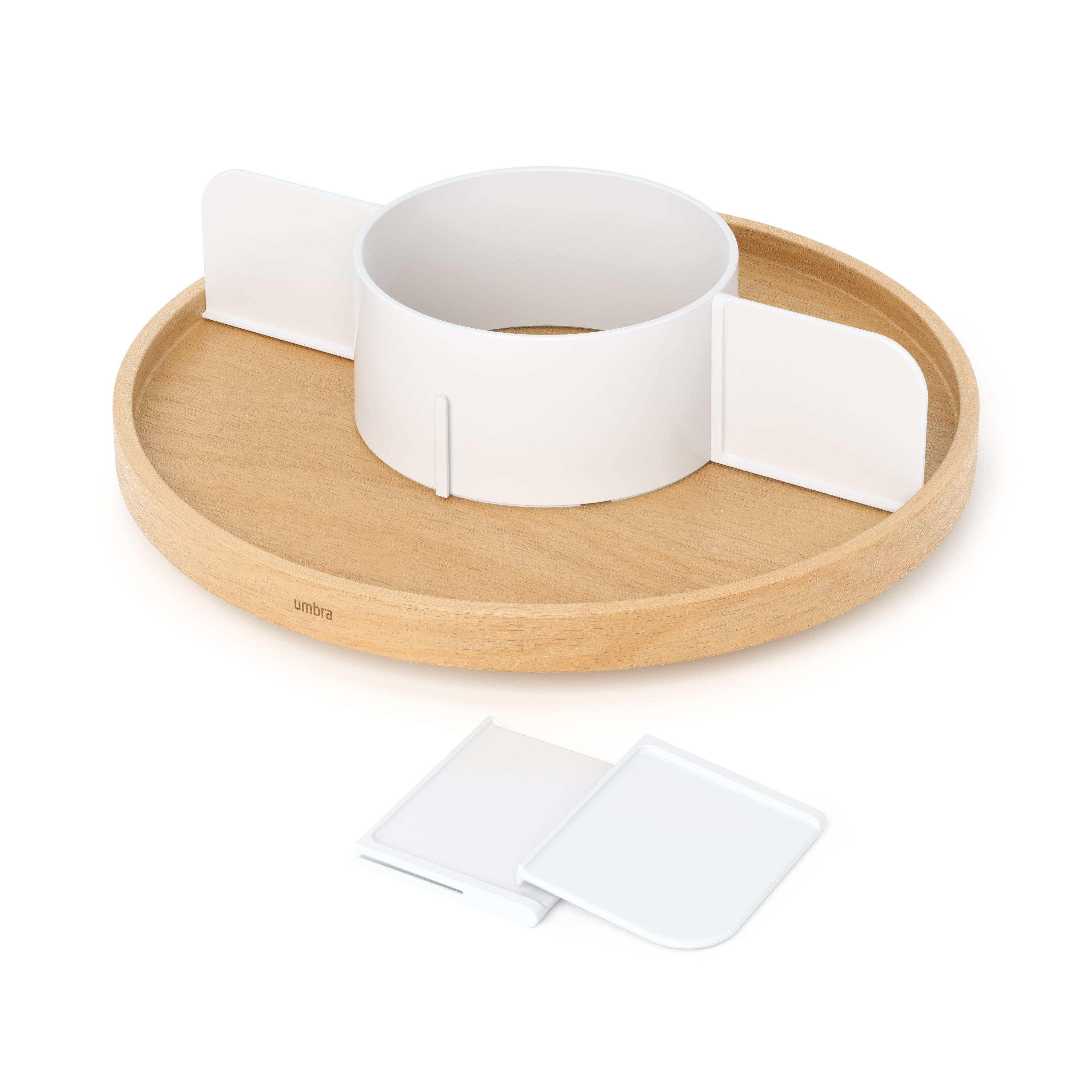 UMBRA Bellwood Lazy Susan - White/Natural