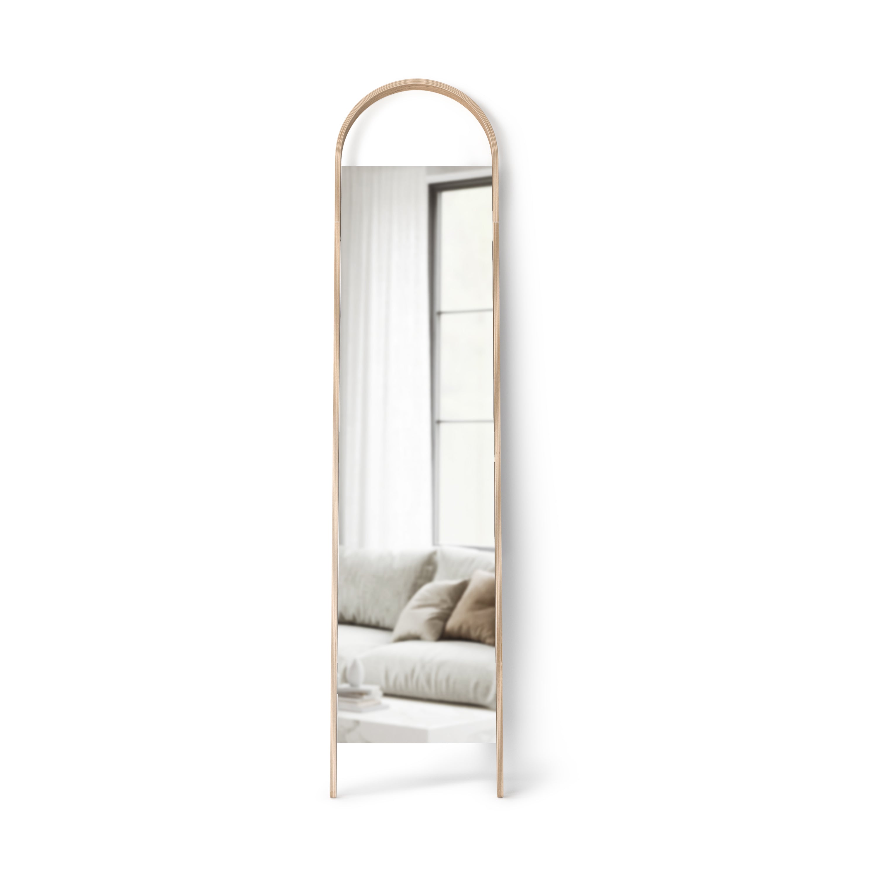 UMBRA Bellwood Leaning Mirror - Natural