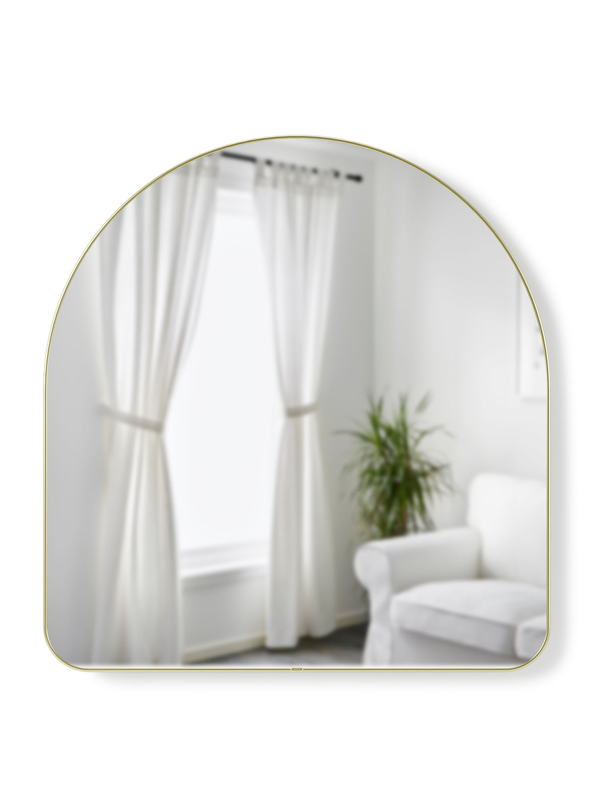 UMBRA Hubba Arched Mirror - Brass