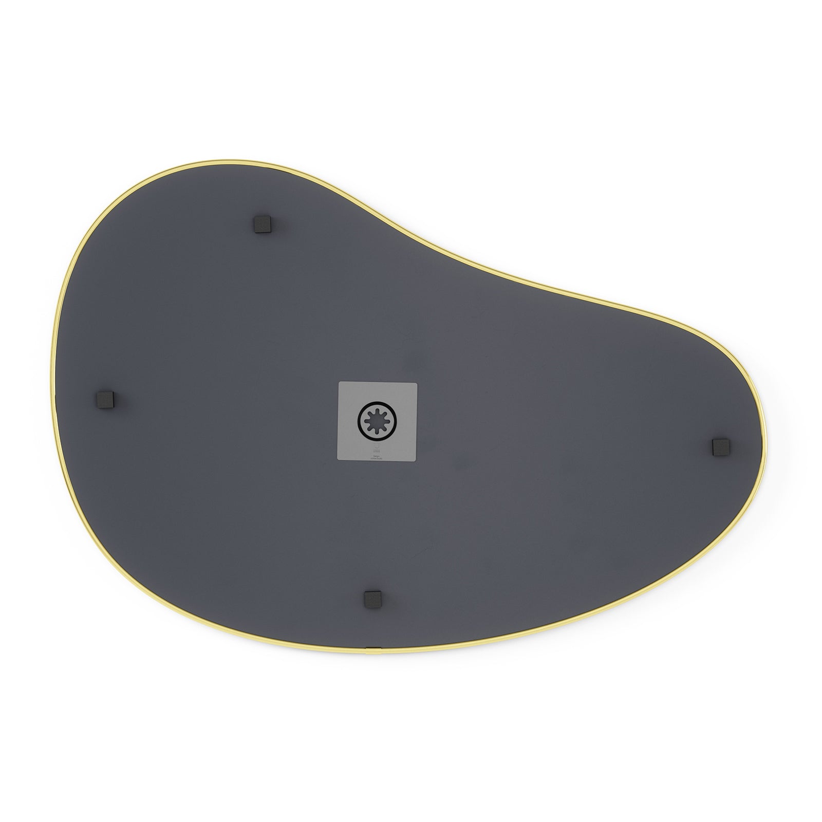 UMBRA Hubba Pebble Mirror - Brass