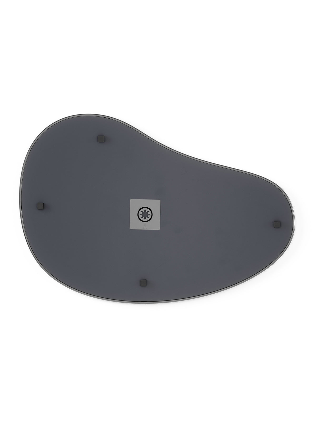 UMBRA Hubba Pebble Mirror - Metallic Titanium