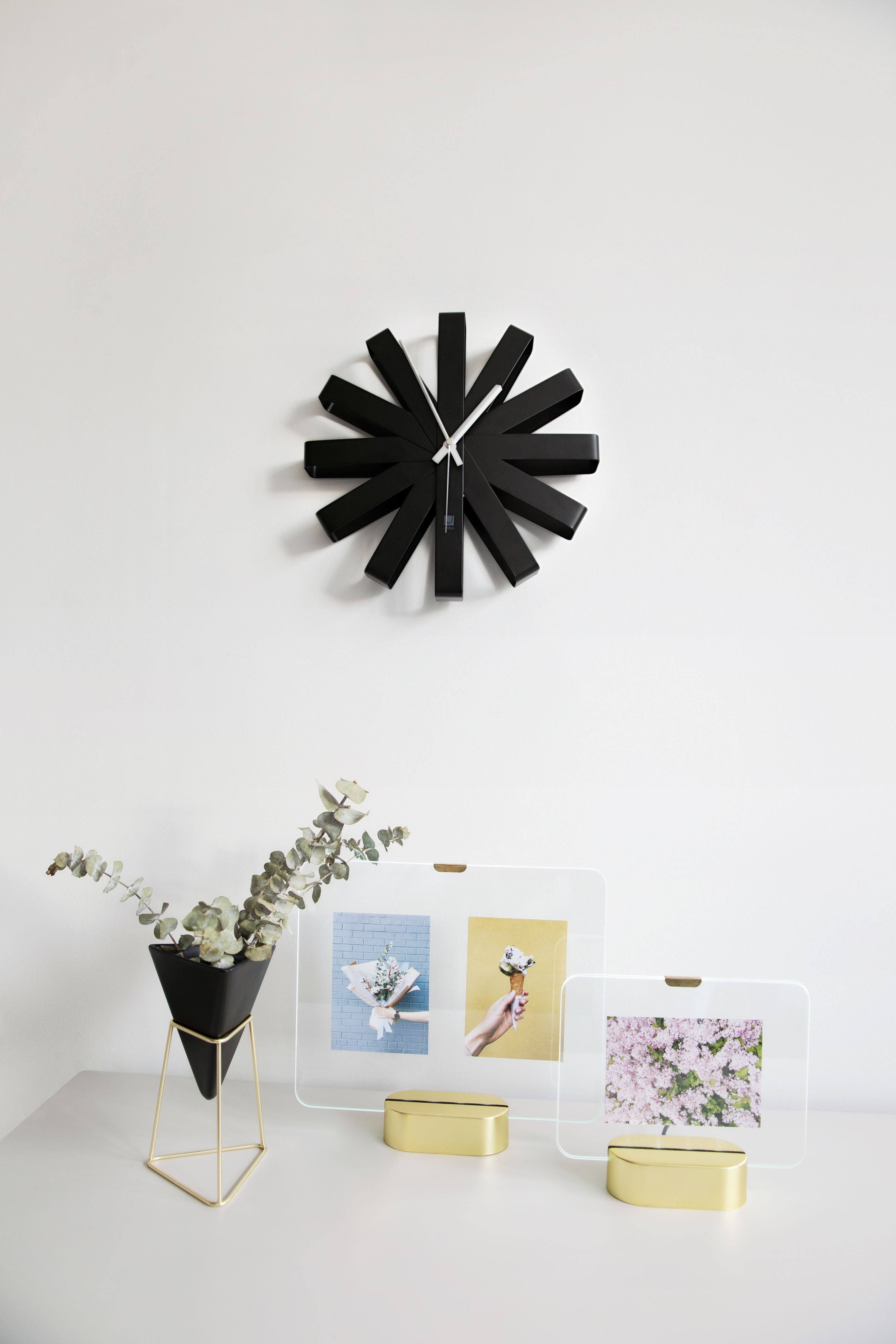 UMBRA Ribbon Wall Clock - Black