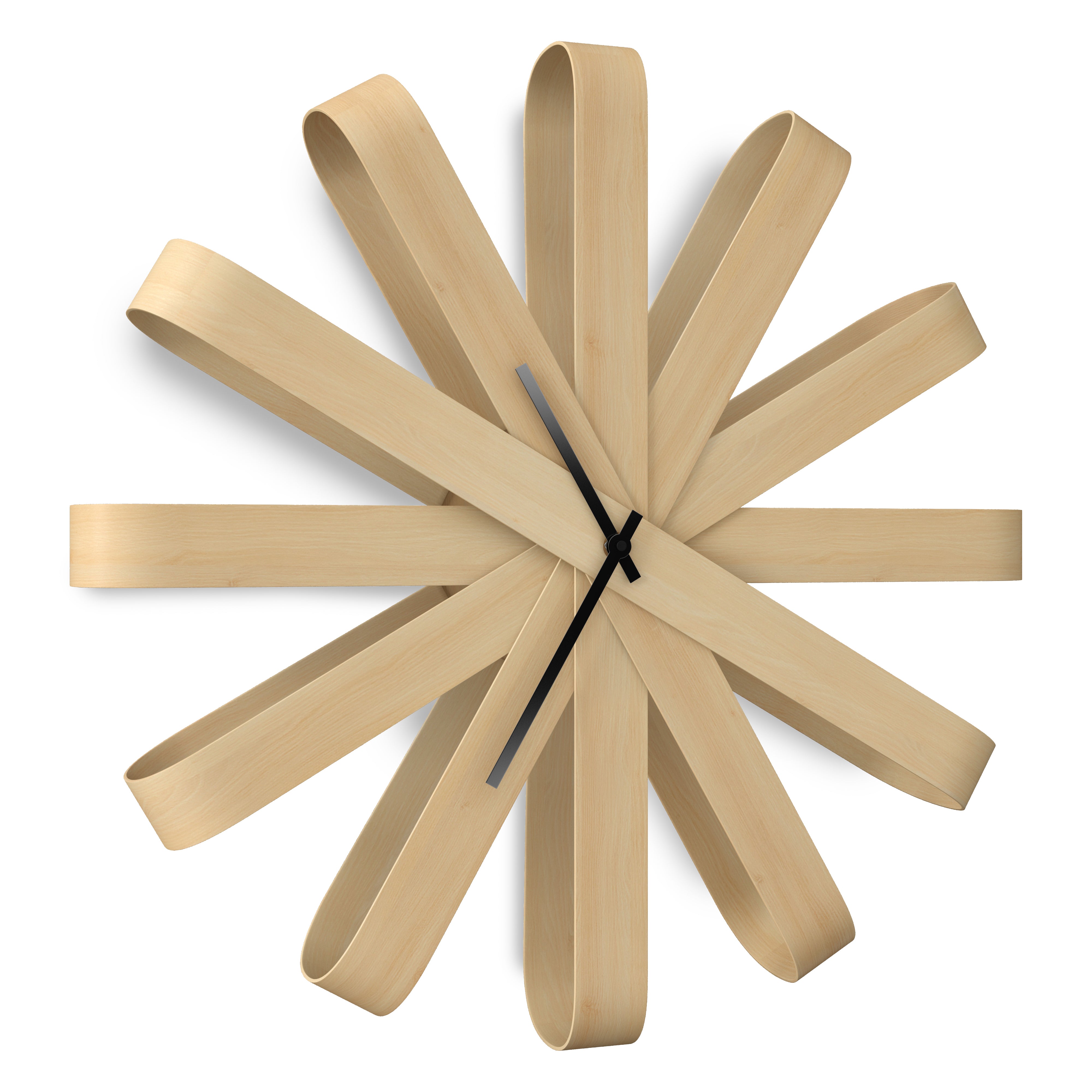 UMBRA Ribbonwood Wall Clock - Natural