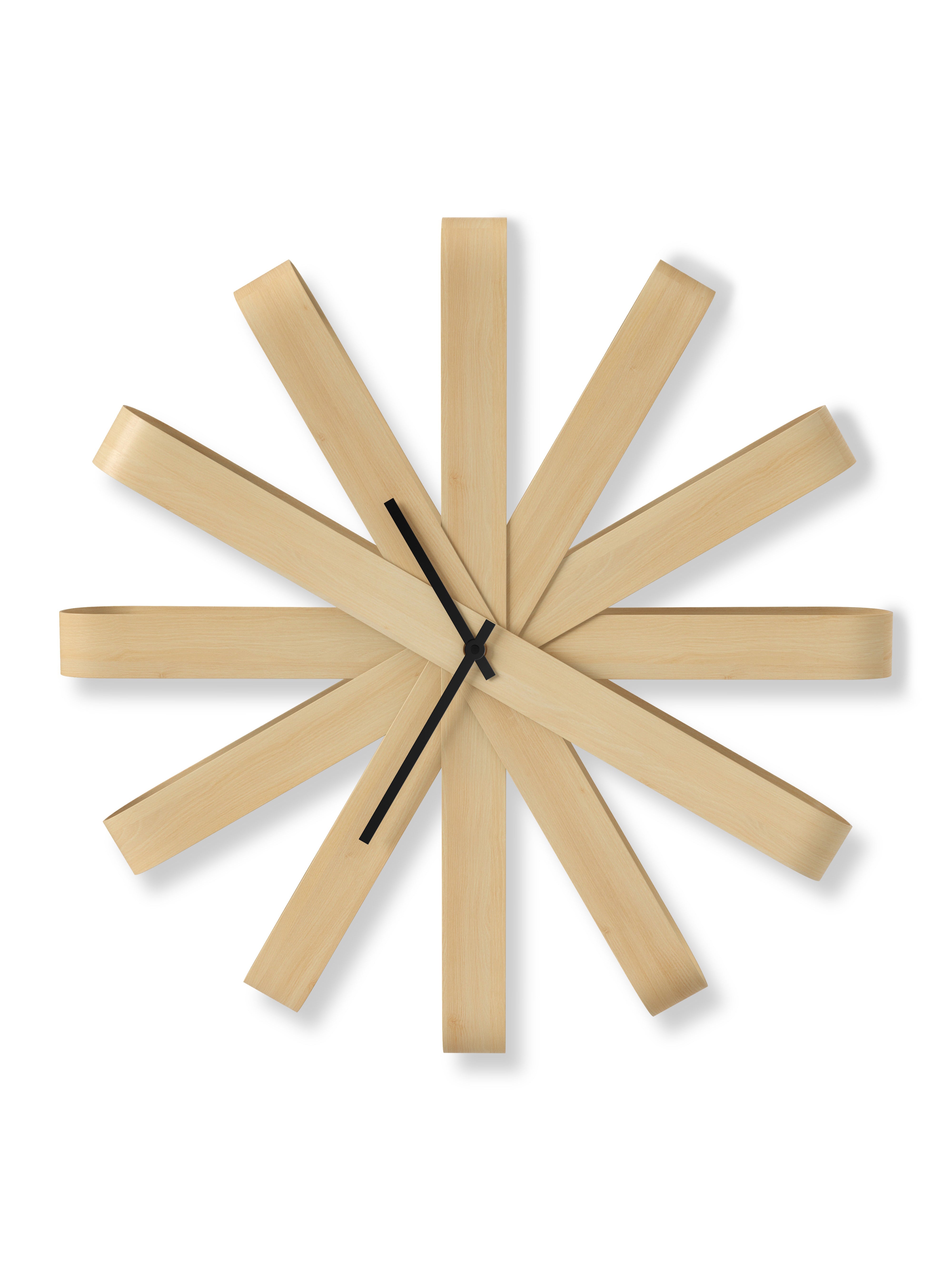 UMBRA Ribbonwood Wall Clock - Natural