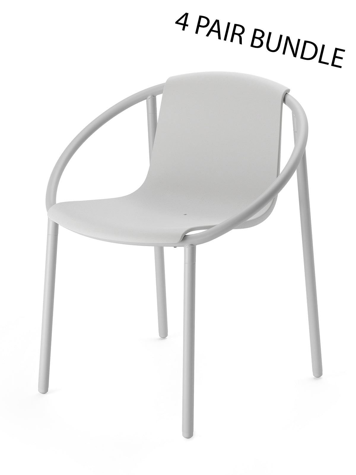 Ringo Chairs - Grey Set of 4