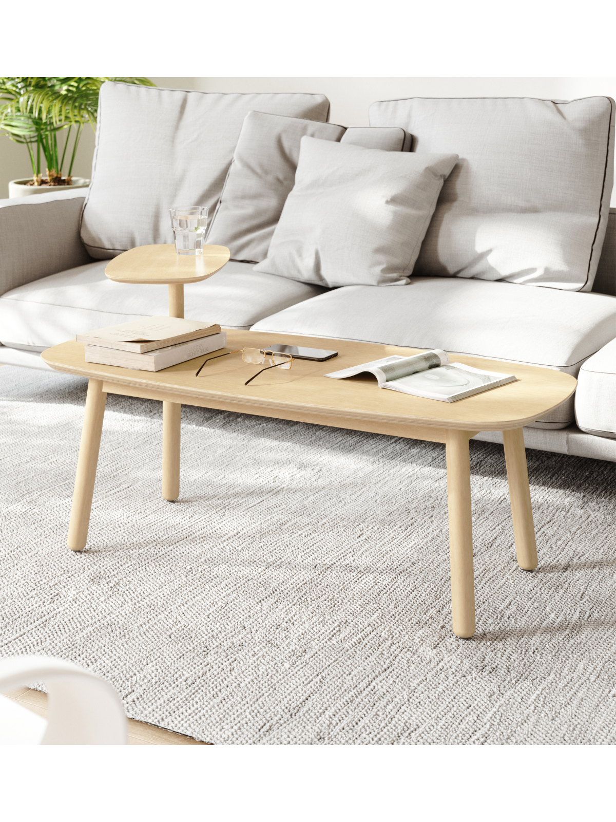 UMBRA Swivo Coffee Table - Natural