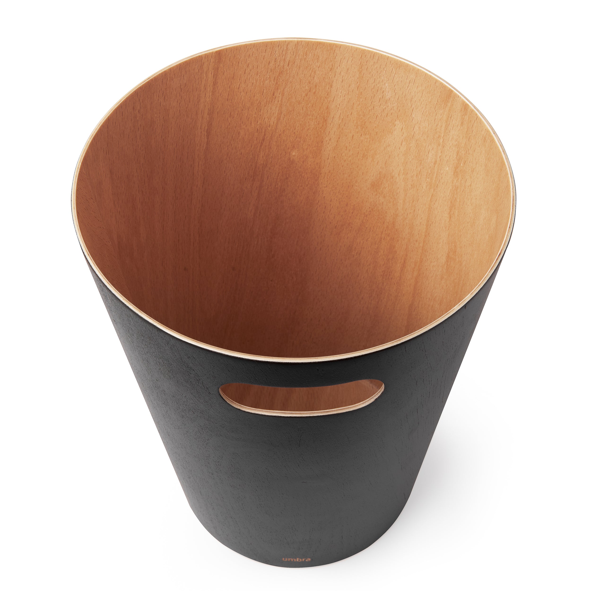 UMBRA Woodrow Trash Can - Black