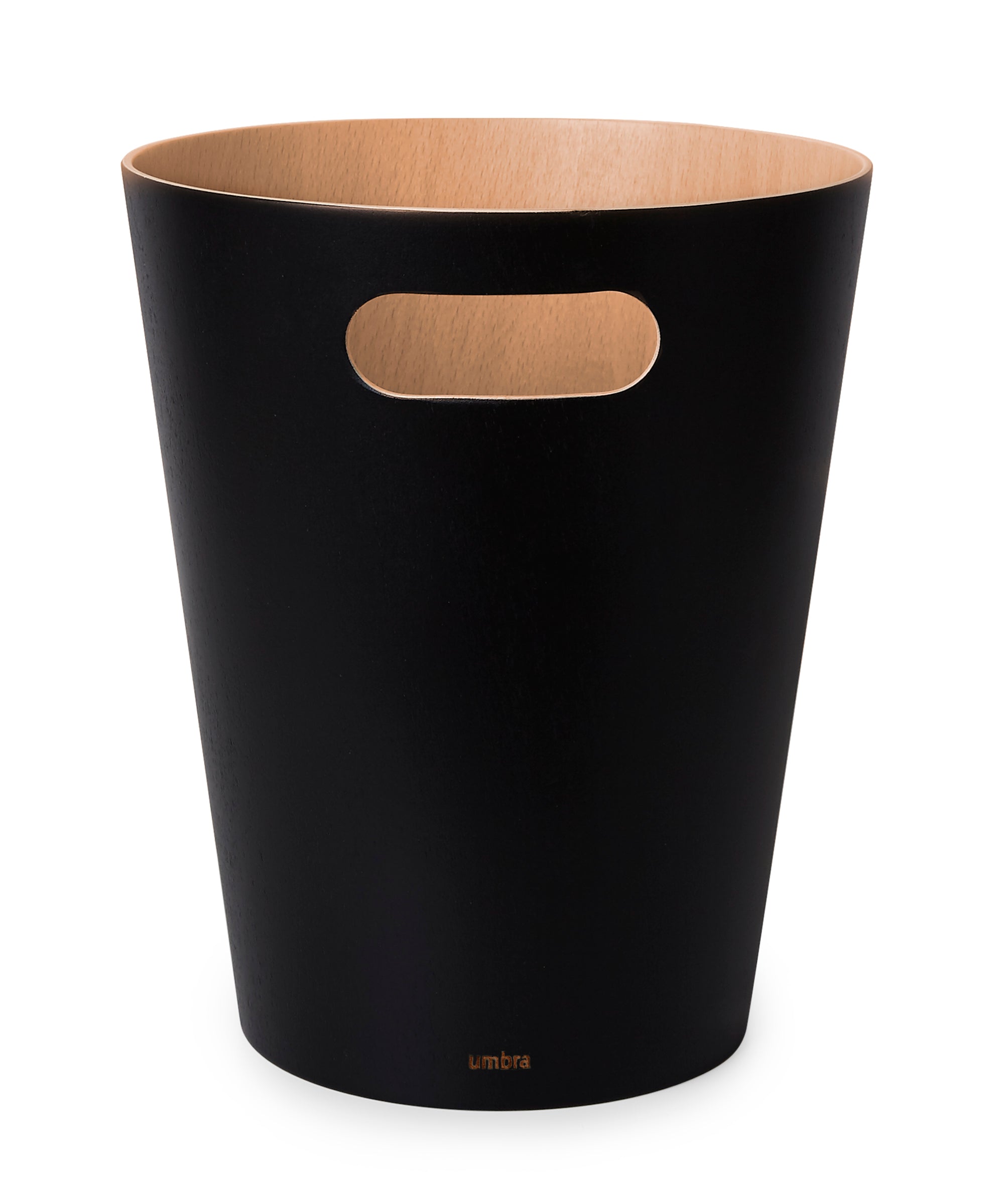 UMBRA Woodrow Trash Can - Black