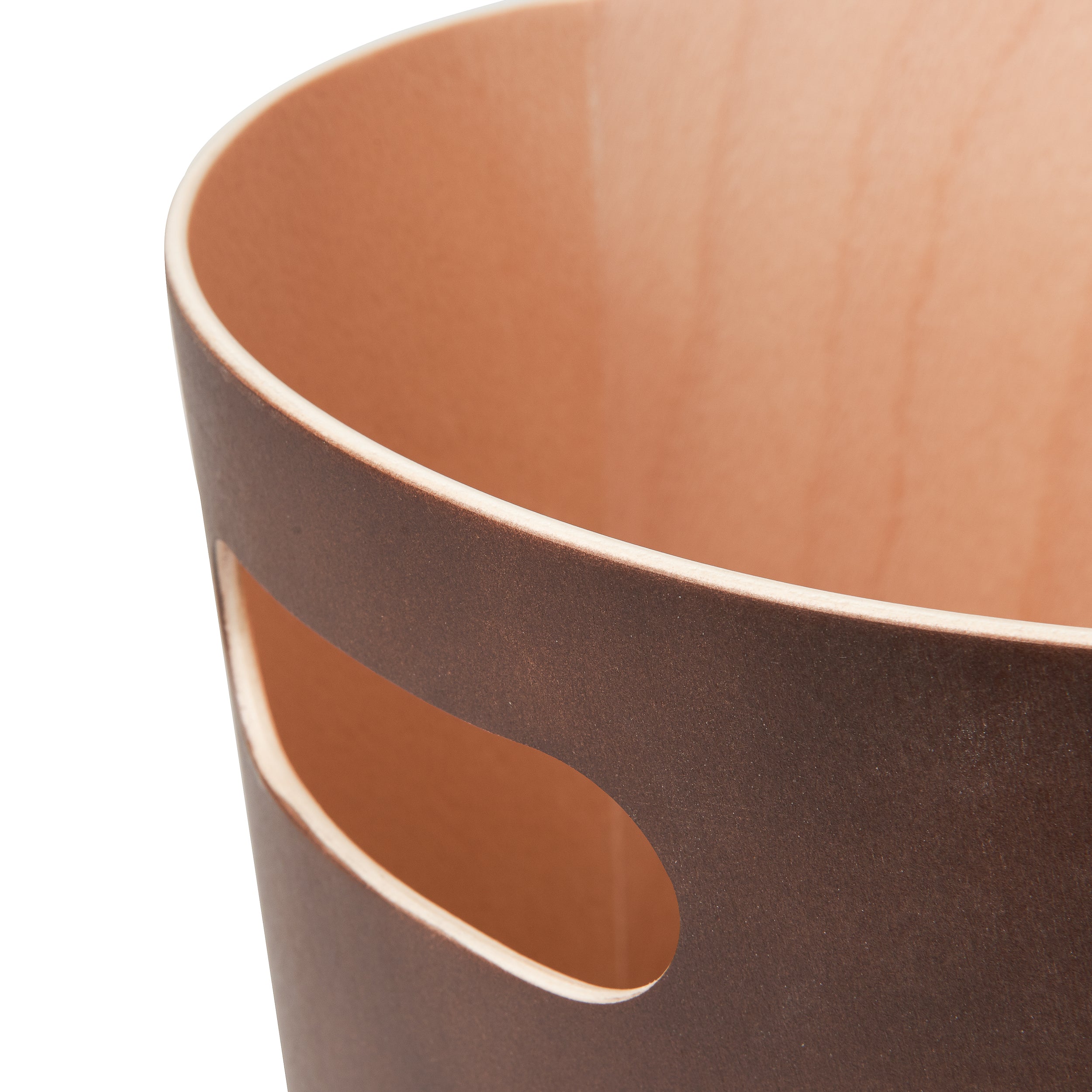 UMBRA Woodrow Trash Can - Espresso