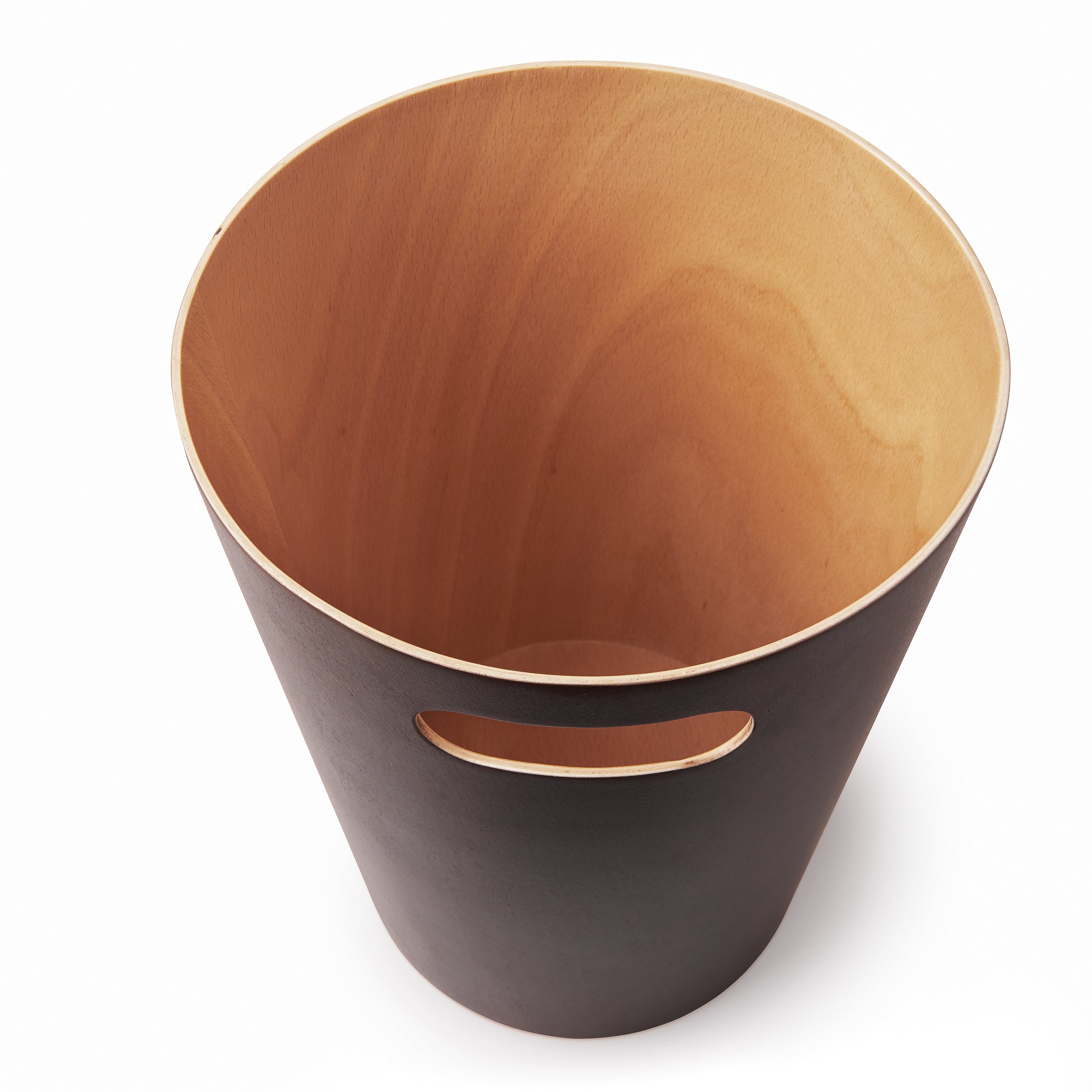 UMBRA Woodrow Trash Can - Espresso