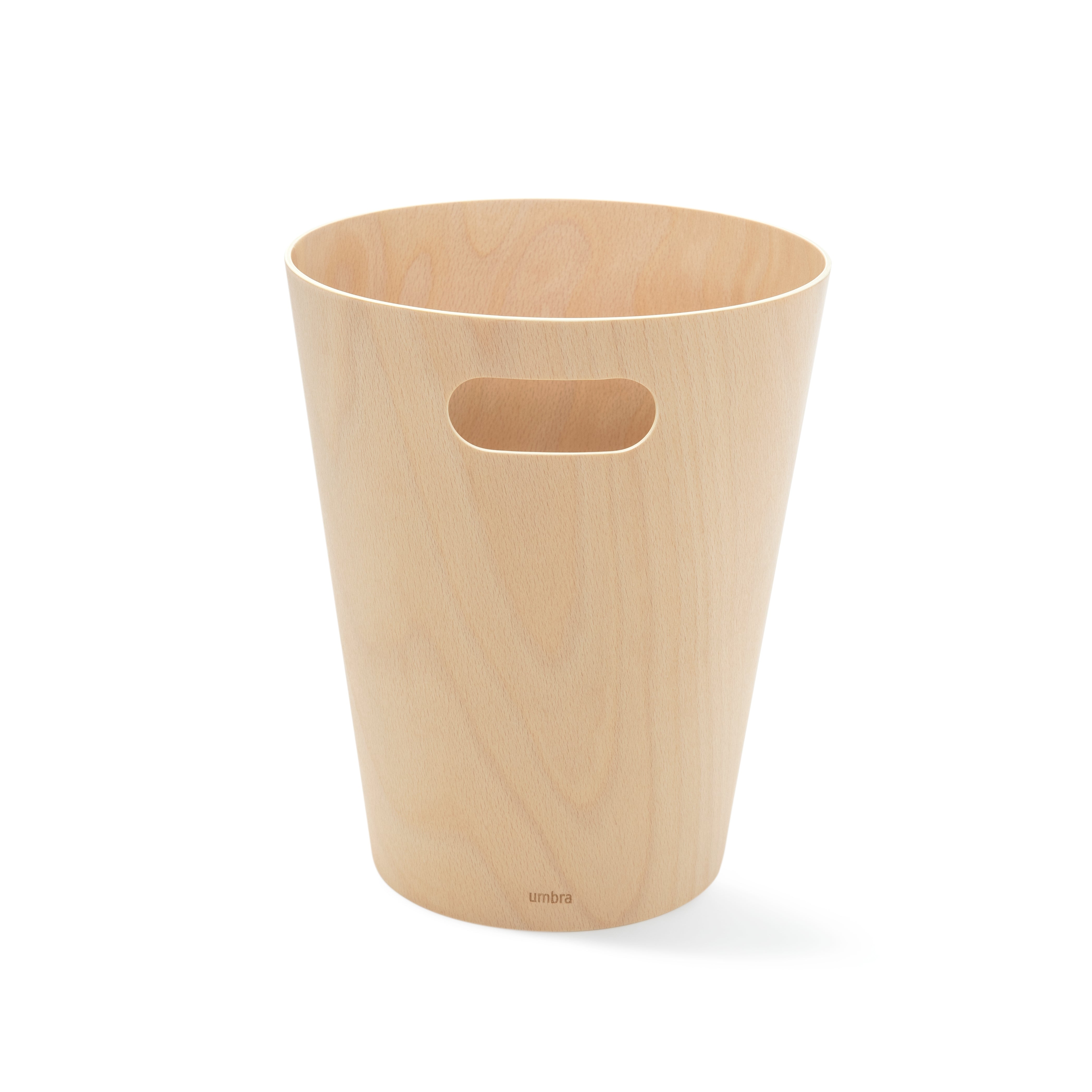 UMBRA Woodrow Trash Can - Natural