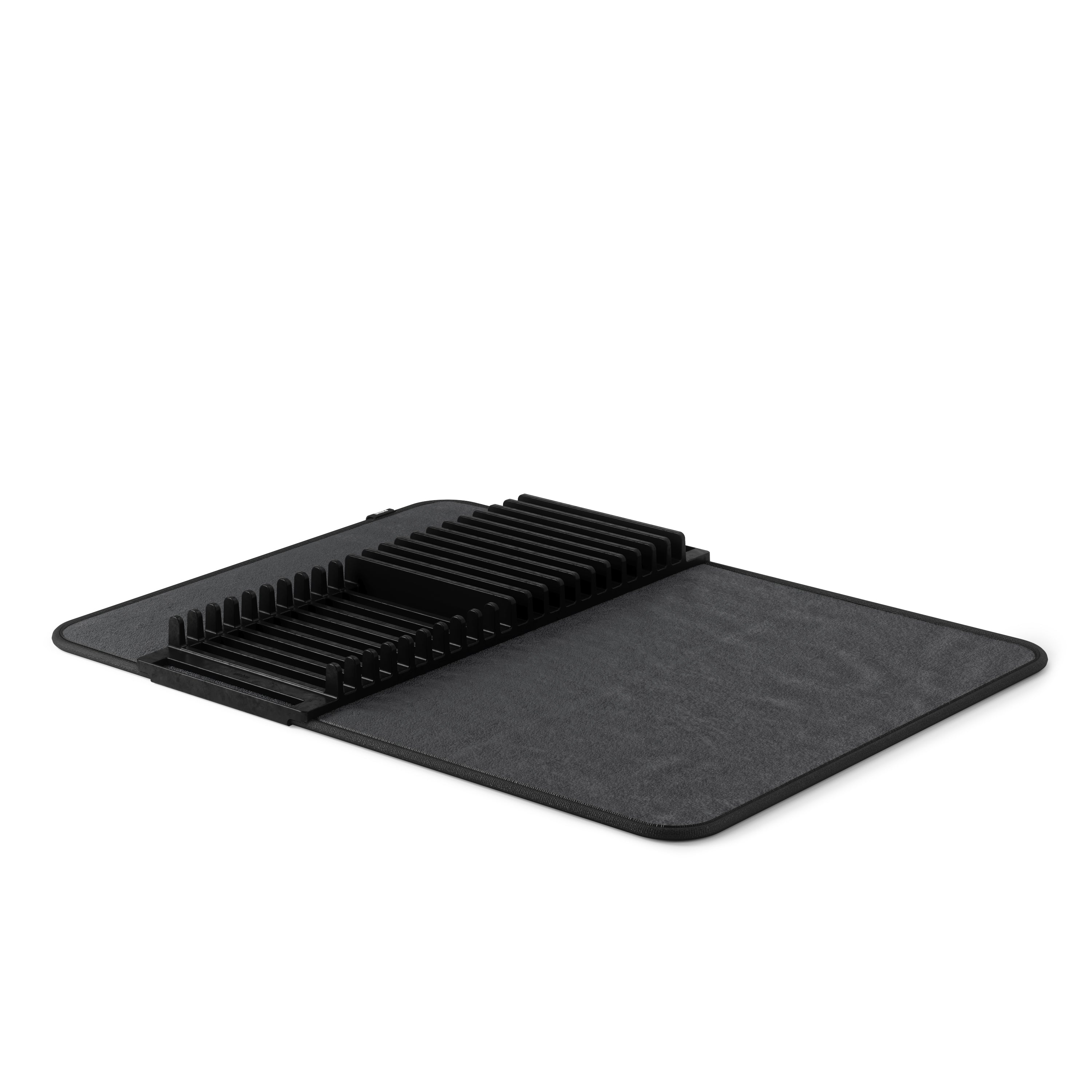  Udry Drying Rack & Drying Mat - Black Dish Rack UMBRA