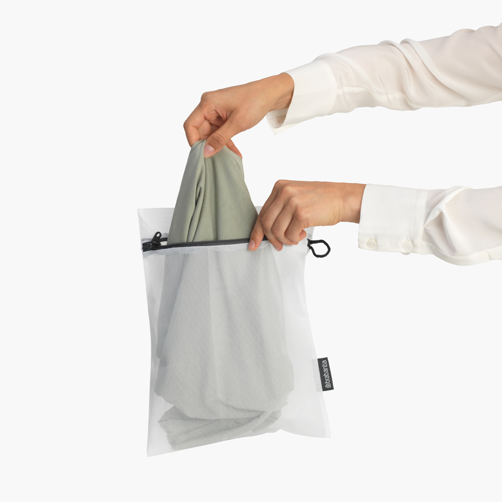 WASH BAGS, SET 3, WHT/GRY