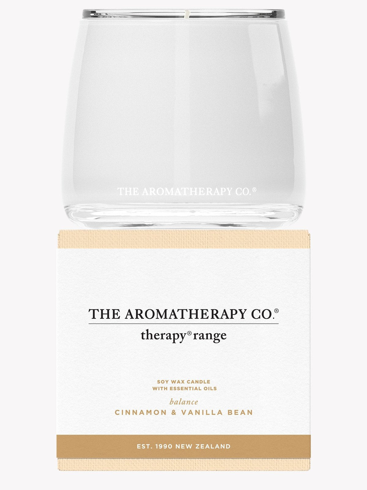 The Aromatherapy Co Therapy Candle Balance - Cinnamon & Vanilla Bean