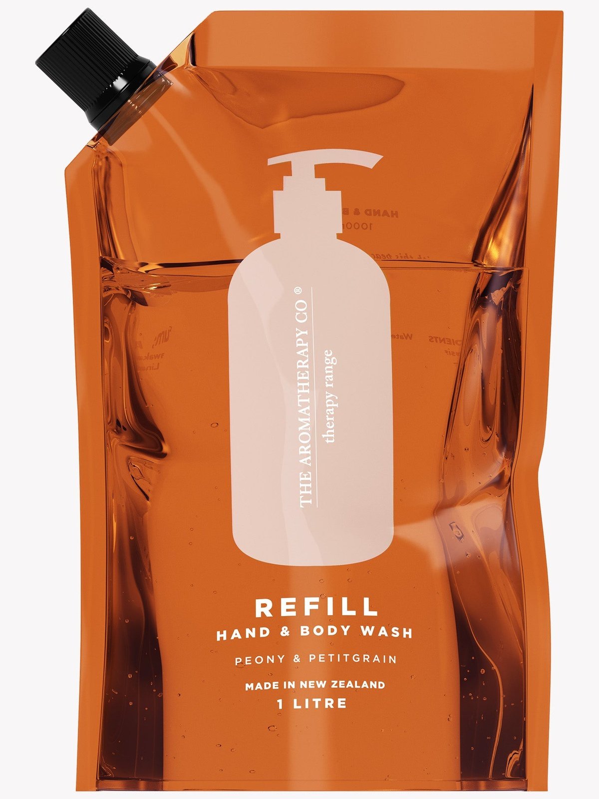 The Aromatherapy Co Therapy Hand & Body Wash Refill - Peony & Petitgrain